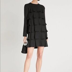 Valentino Silk Tiered Dress